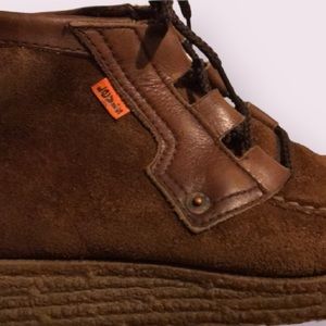 Levi’s Vintage Orange tag Leather Lace Up Moccasin Style Boots.